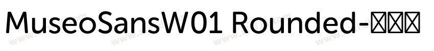MuseoSansW01 Rounded字体转换